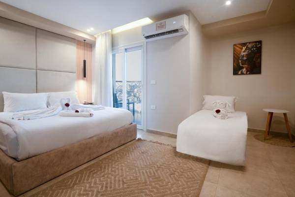 Chambre Triple avec Vue sur la Ville